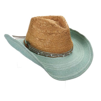 Cappelli Toyo Cowboy Hat Cowboy Hat Cappelli Straworld csw242TQ Turquoise