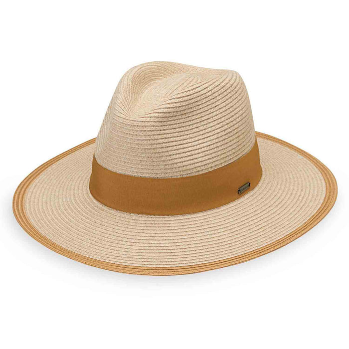 Carkella Lauren by Wallaroo Hat Company Safari Hat Wallaroo Hats LAUR-MC Mixed Camel M/L (58 cm)
