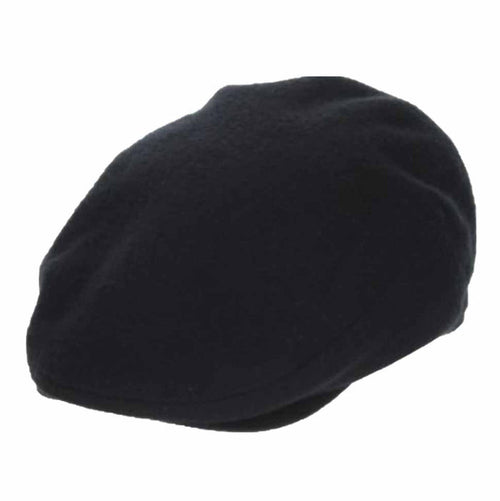 Cashmere Feel Wool Blend Ivy Cap - Stetson Hats Flat Cap Stetson Hats STW413-BLK3 Black Large