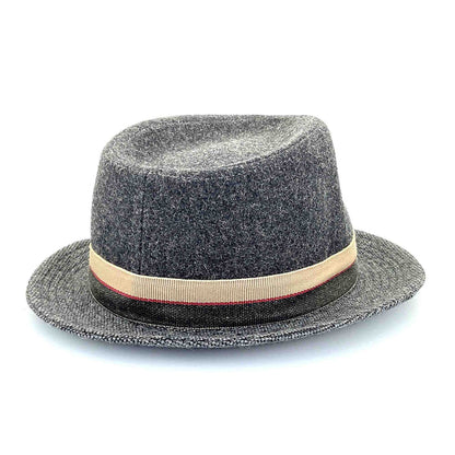 Charcoal Wool Fedora Hat - Stetson Hats Fedora Hat Stetson Hats