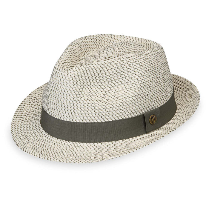 Charlie Trilby by Wallaroo Hat Company Fedora Hat Wallaroo Hats CHARTR-IO-M Ivory / Olive M/L (59 cm)