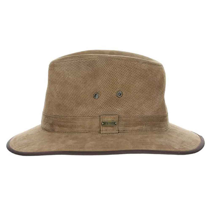 Chelan Suede Leather Safari Hat - Stetson Hats Safari Hat Stetson Hats
