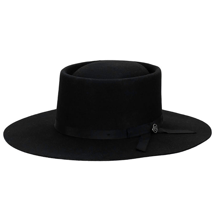Ciao Bella Hand Crafted Wool Felt Gaucho Hat - Biltmore Hats Bolero Hat Biltmore Hats BF136-BLK Black OS