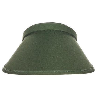 Clip-On Sun Visor with 5" Bill -Cappelli Straworld Visor Cap Cappelli Straworld CSW437-OLIVE Olive OS