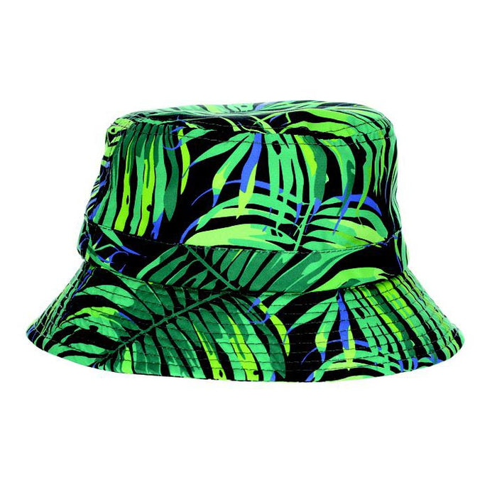 Colorful Quick-Dry Nylon Bucket Hat - Cappelli Straworld Bucket Hat Cappelli Straworld BH227-GREEN Green