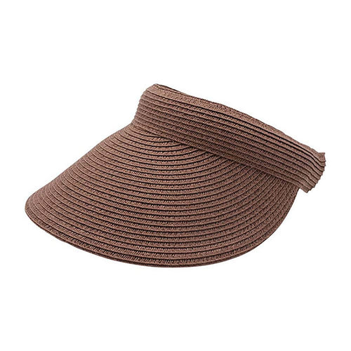 Comfort Band UV Blocking Slip-On Straw Sun Visor - MCI Visor Cap MegaCI