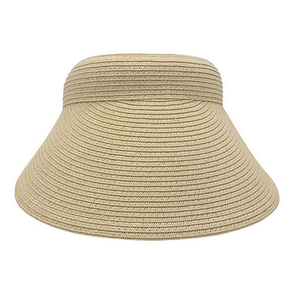 Comfort Band UV Blocking Slip-On Straw Sun Visor - MCI Visor Cap MegaCI