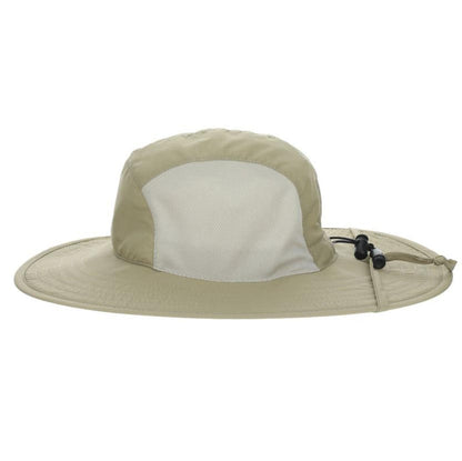Cooling Dimensional Brim Hiking Hat, Chin Strap - DPC Outdoor Headwear Bucket Hat Dorfman Hat Co.