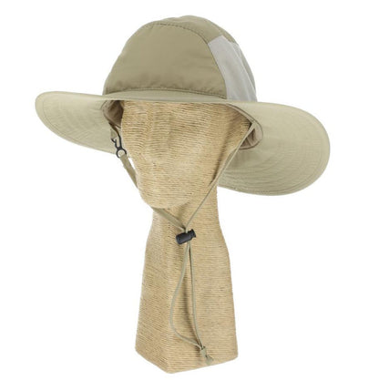 Cooling Dimensional Brim Hiking Hat, Chin Strap - DPC Outdoor Headwear Bucket Hat Dorfman Hat Co.
