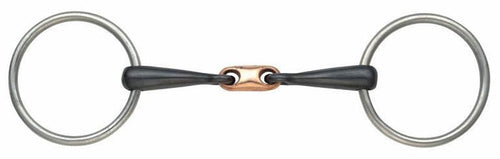 Copper Lozenge Snaffle with Sweet Iron Mouth