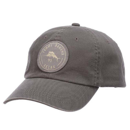 Coral Reef Cotton Baseball Cap with TB Marlin Patch - Tommy Bahama Hats Cap Tommy Bahama Hats TBC19-CHAR Charcoal