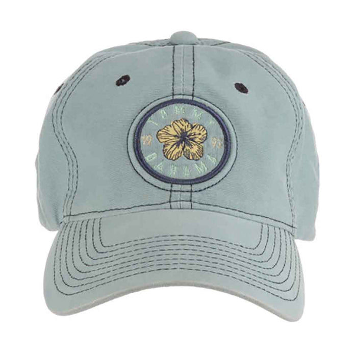 Cotton Baseball Cap with Flower Embroidery - Tommy Bahama Hats Cap Tommy Bahama Hats TBC14-BLUE Blue