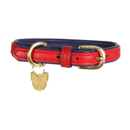 Digby & Fox Padded Leather Dog Collar