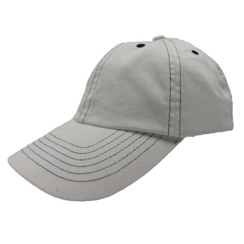 DPC Baseball Cap Cap Dorfman Hat Co. MSCT920OL White