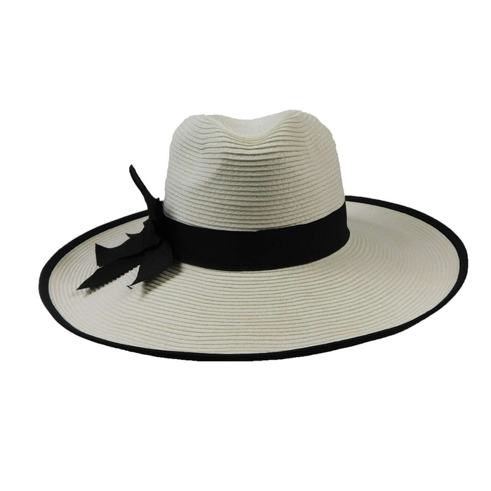 Elegant Wide Brim Straw Hat for Women - Jeanne Simmons Hats Safari Hat Jeanne Simmons Accessories