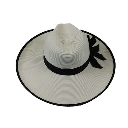 Elegant Wide Brim Straw Hat for Women - Jeanne Simmons Hats Safari Hat Jeanne Simmons Accessories