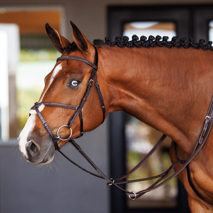 Fancy Raised Rubber Reins
