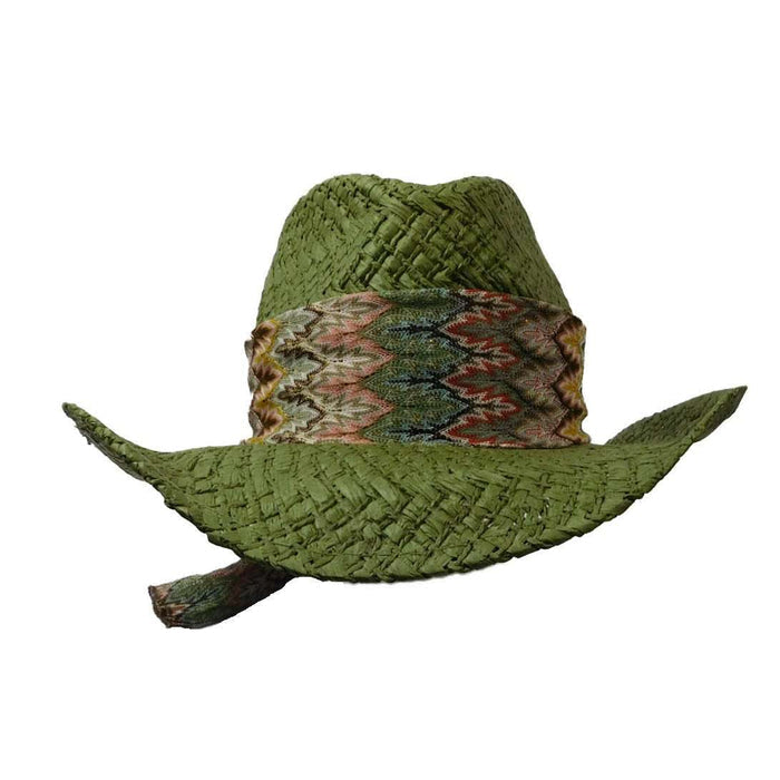 Fancy Weave Toyo Outback Cowboy Hat - Scala Pronto Hat Cowboy Hat Scala Hats