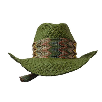 Fancy Weave Toyo Outback Cowboy Hat - Scala Pronto Hat Cowboy Hat Scala Hats