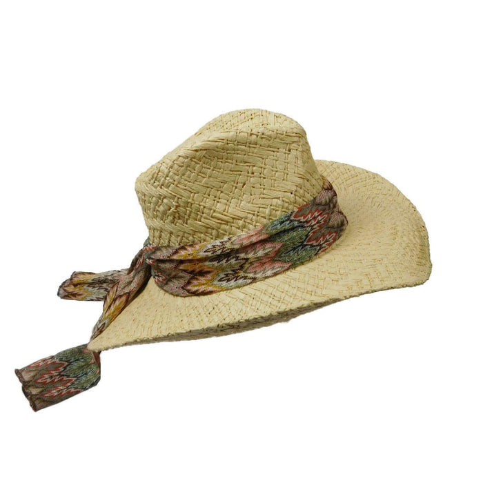Fancy Weave Toyo Outback Cowboy Hat - Scala Pronto Hat Cowboy Hat Scala Hats