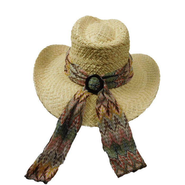 Fancy Weave Toyo Outback Cowboy Hat - Scala Pronto Hat Cowboy Hat Scala Hats
