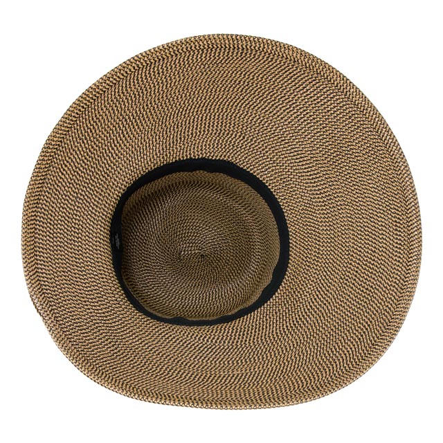 Flex Weave Straw Asymmetrical Brim Sun Hat - Boardwalk Style Wide Brim Hat Boardwalk Style Hats