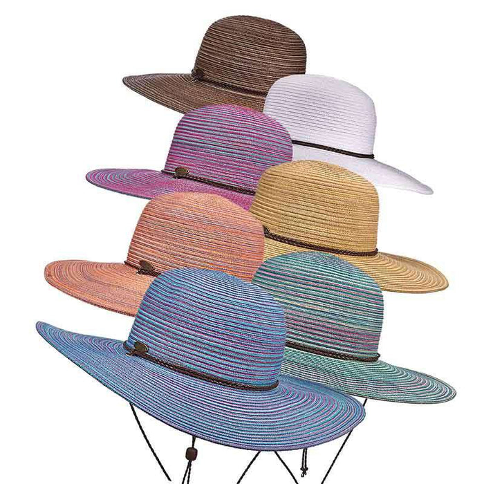 Floppy Hat with Chin Cord by Cappelli Floppy Hat Cappelli Straworld
