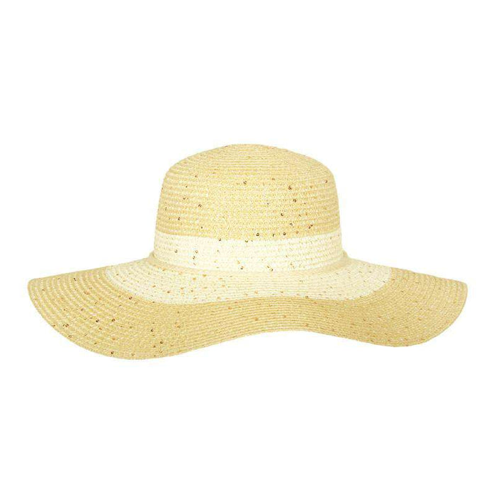 Floppy Hat with Sequin Floppy Hat Something Special LA WShtp668BG Beige