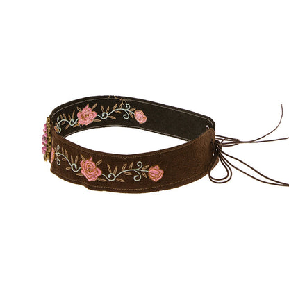 Floral Embroidered Hat Band for Hat Bar Tailoring - SetarTrading Hat Bands SetarTrading Hats