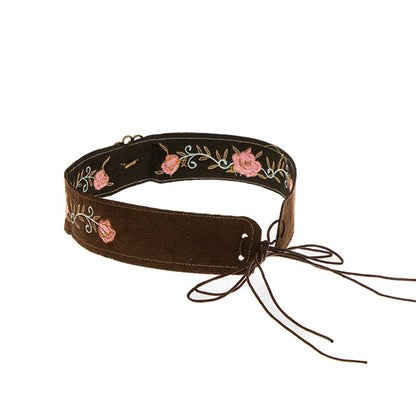 Floral Embroidered Hat Band for Hat Bar Tailoring - SetarTrading Hat Bands SetarTrading Hats