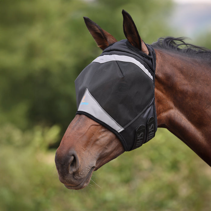 FlyGuard Pro Fine Mesh Fly Mask With Ear Hole