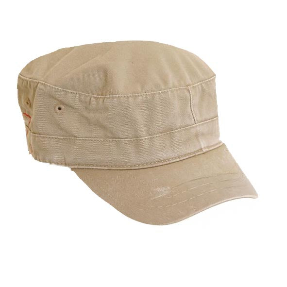 Garment Washed Twill Cotton Cadet Cap - DPC Outdoor Hat Cap Dorfman Hat Co. BC202-PUTTY Putty OS