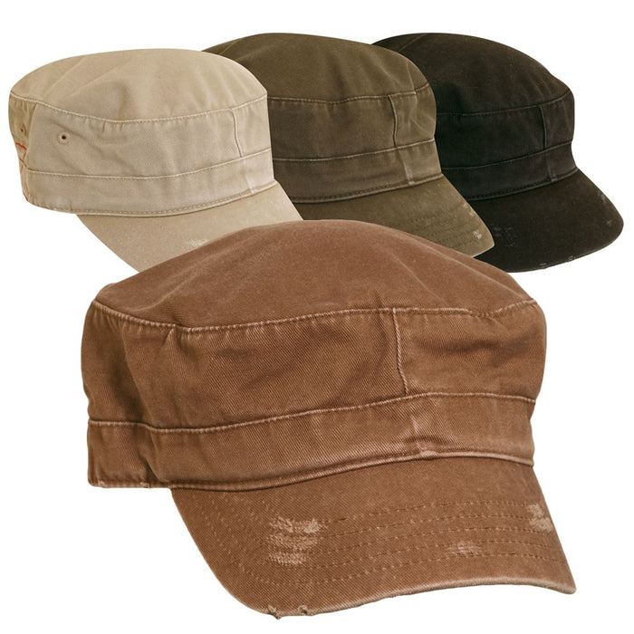Garment Washed Twill Cotton Cadet Cap - DPC Outdoor Hat Cap Dorfman Hat Co.
