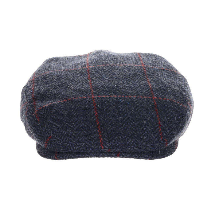 Gibson Wool Blend Herringbone Ivy Cap - Dorfman Hat Flat Cap Dorfman Hat Co. MW367-NAVY3 Navy Large