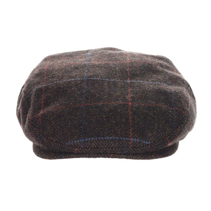 Gibson Wool Blend Herringbone Ivy Cap - Dorfman Hat Flat Cap Dorfman Hat Co. MW367-BROWN2 Brown Medium