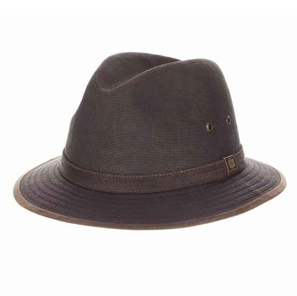 Gulf Bio Washed Twill Safari Hat - Stetson Hats Safari Hat Stetson Hats STW418-BRN3 Brown Large