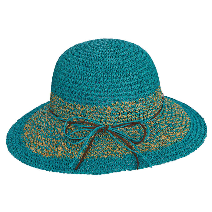 Hand Crocheted Twisted Toyo Floppy Hat - Cappelli Straworld Floppy Hat Cappelli Straworld