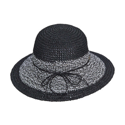 Hand Crocheted Twisted Toyo Floppy Hat - Cappelli Straworld Floppy Hat Cappelli Straworld