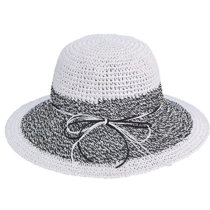 Hand Crocheted Twisted Toyo Floppy Hat - Cappelli Straworld Floppy Hat Cappelli Straworld