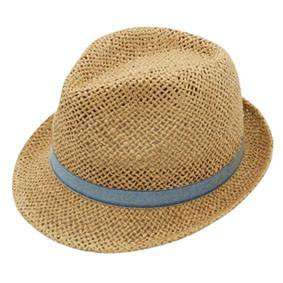 Handwoven Kid's Fedora Hat Fedora Hat Boardwalk Style Hats Kda2929NT Natural