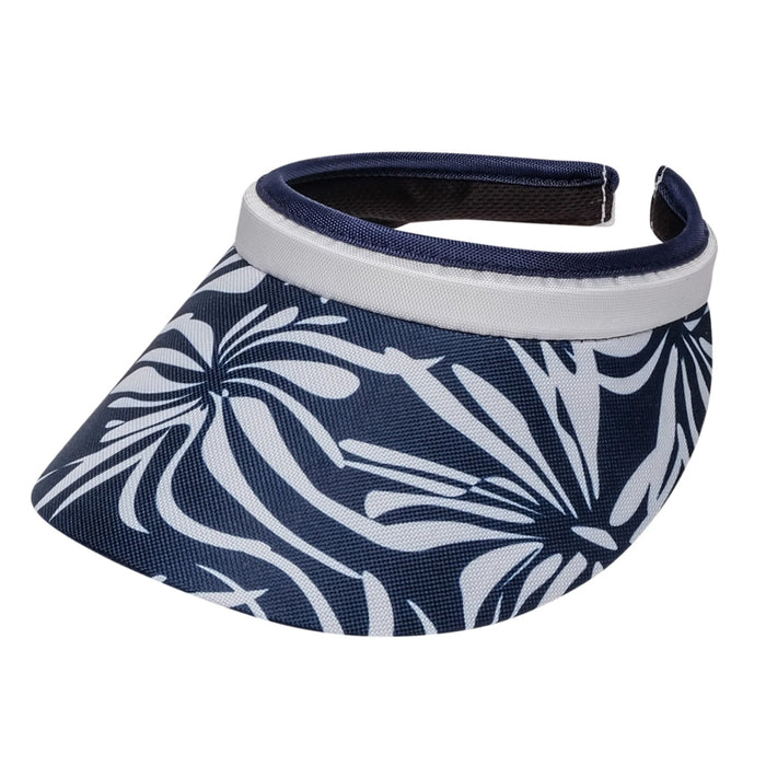 Island Breeze Clip On Sun Visor - GloveIt® Golf Hats Visor Cap GloveIt VC436 Navy