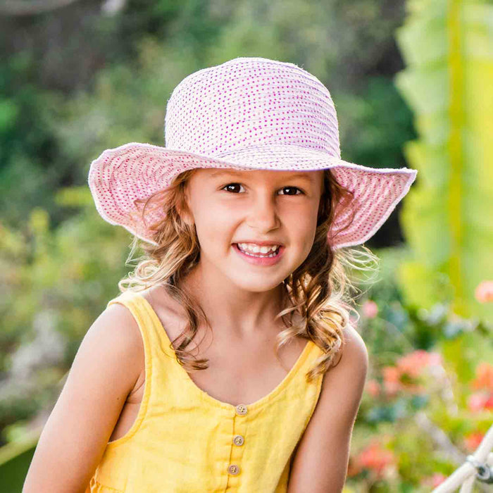 Kids' Scrunchie by Wallaroo Hat Company Wide Brim Sun Hat Wallaroo Hats