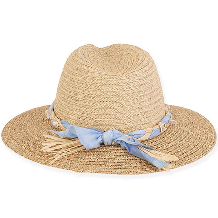 Koitere Safari Hat with Tie Dye Band and Shells Detail - Caribbean Joe® Safari Hat Caribbean Joe