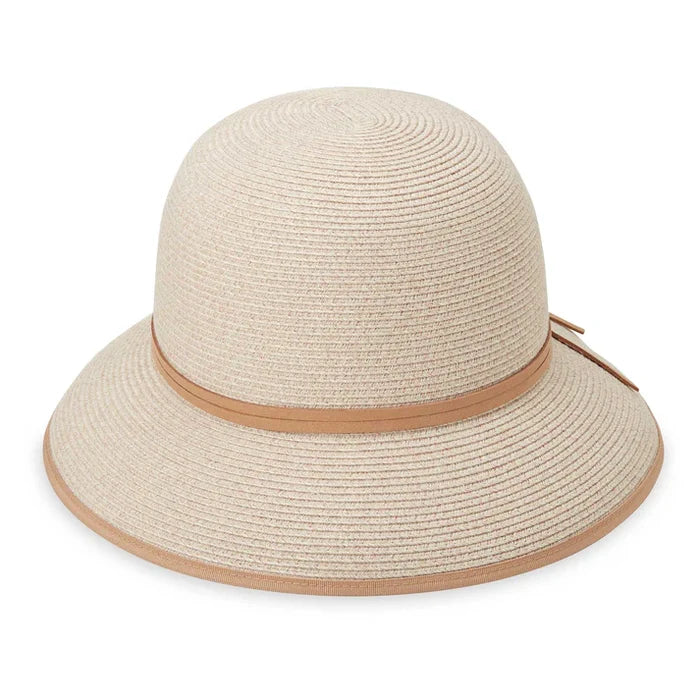 Lady Brett Cloche by Wallaroo Hat Company Cloche Wallaroo Hats LBRT-MC Mixed Camel