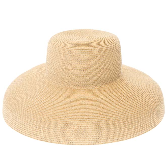 Large Down-Turned Brim Sun Hat - Boardwalk Styles Wide Brim Hat Boardwalk Style Hats DA1774-NAT Natural Medium (57 cm)
