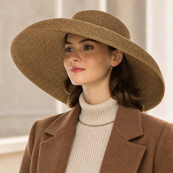 Large Down-Turned Brim Sun Hat - Boardwalk Styles Wide Brim Hat Boardwalk Style Hats