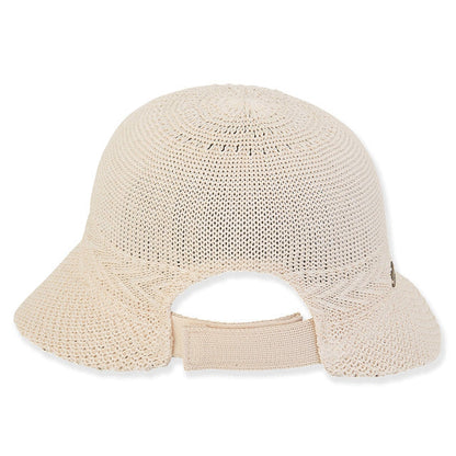 Lightweight Knit Summer Brim Cap for Women - Sun 'N' Sand Hats Facesaver Hat Sun N Sand Hats