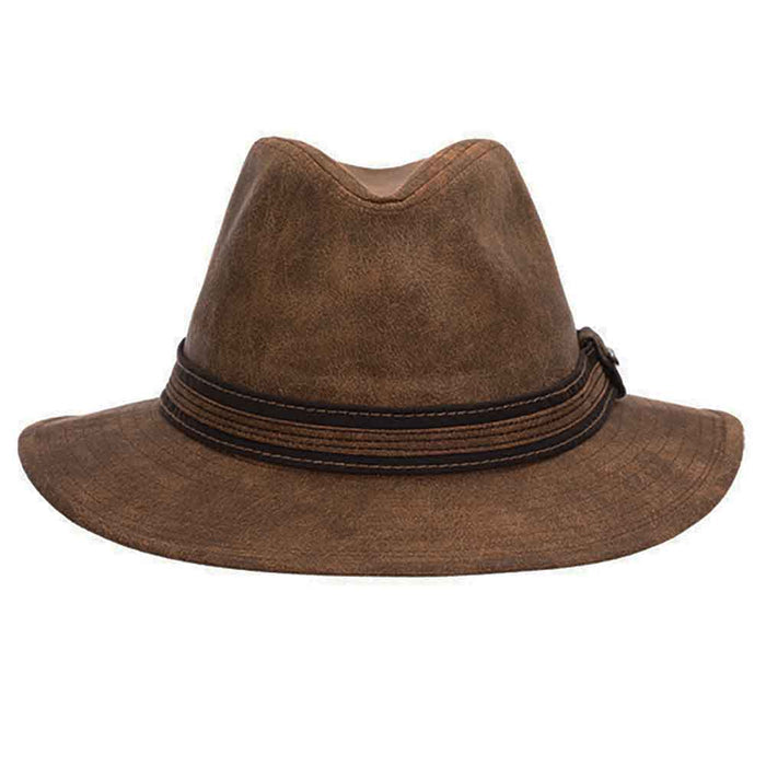 London Faux Suede Safari Hat - Stetson Hats Safari Hat Stetson Hats