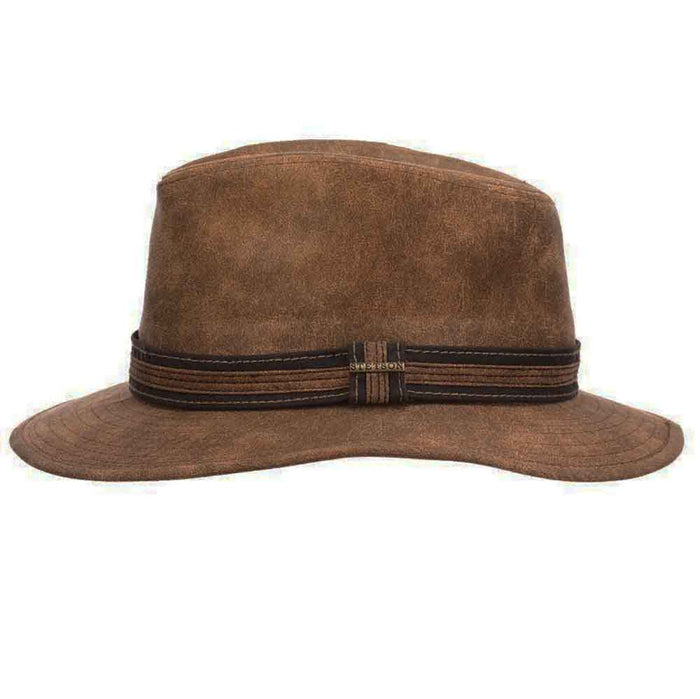 London Faux Suede Safari Hat - Stetson Hats Safari Hat Stetson Hats