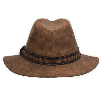 London Faux Suede Safari Hat - Stetson Hats Safari Hat Stetson Hats